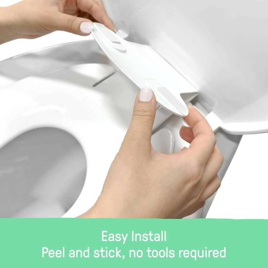 Ingenuity Ready Set Go Potty Training Toilet for Toddlers 18+ Months, Removable Bowl with Non-Skid Base, Wide Stable Design in White & Grey