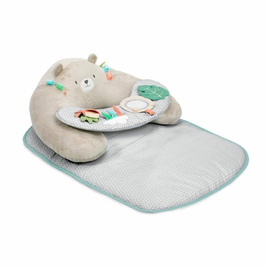 Ingenuity Baby Activity Gym & Tummy Time Mat - Ultra Plush Playmat for Newborns and Infants, Sheppy's Spot Design, Corrie Style