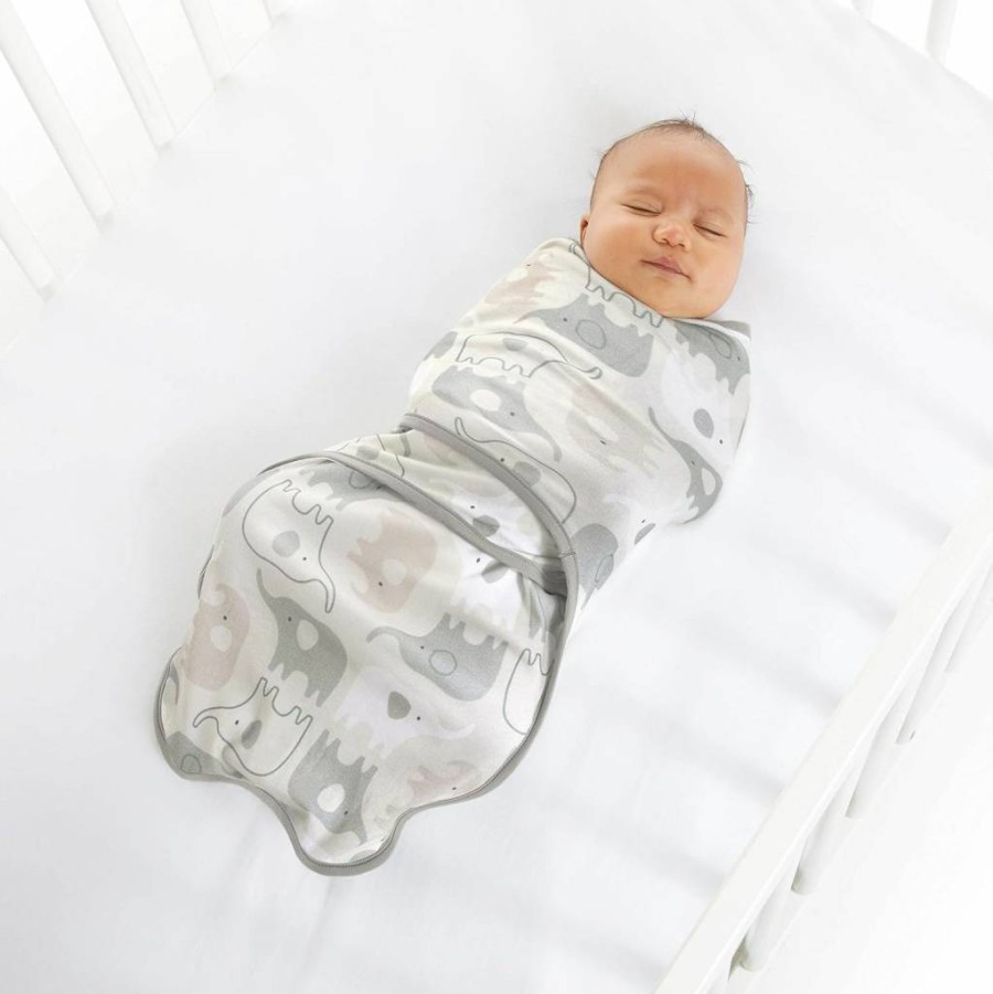 Ingenuity Adjustable Baby Swaddle Set - Easy-Wrap 2-Pack for Newborns, Grazer Design