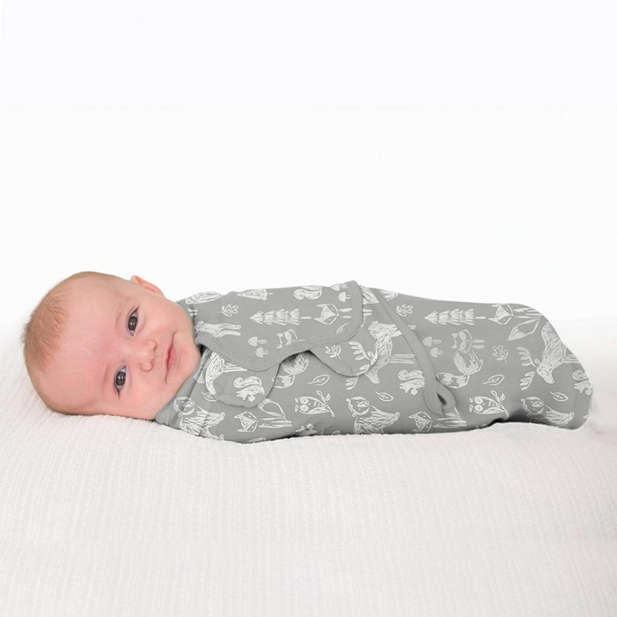 SwaddleMe Original Velboa Swaddle Blanket for Newborns - Small/Medium Size 0-3 Months, 1-Pack (Hugs & Kisses Design) - Soft Baby Swaddles by Ingenuity