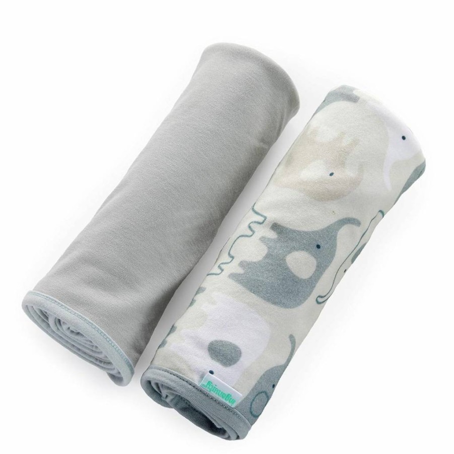 Ingenuity Grazer 2-Pack Swaddle Blankets for Infants - Soft Multi-Use Baby Swaddles for Naps & Nights