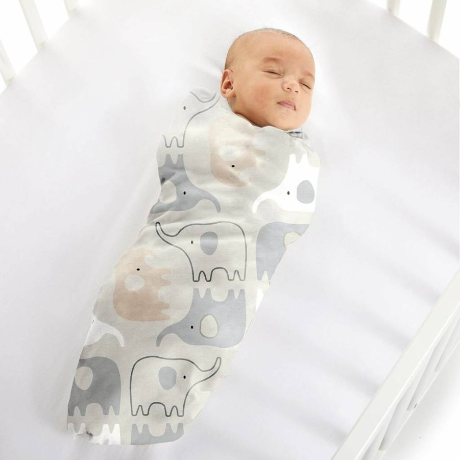 Ingenuity Grazer 2-Pack Swaddle Blankets for Infants - Soft Multi-Use Baby Swaddles for Naps & Nights