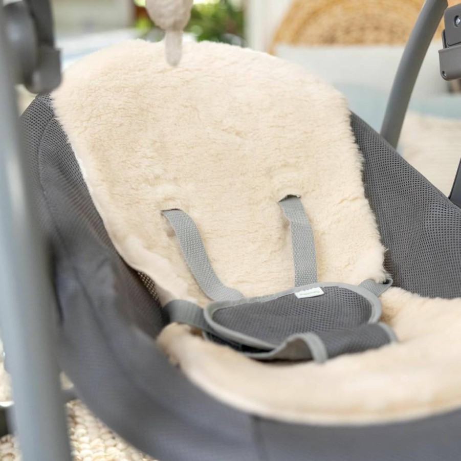 Ingenuity Convertme 2-in-1 Portable Baby Swing & Infant Seat with Vibrations & Soothing Sounds for Infants 0-9 Months (6-20 lbs) – Compact & Automatic – Swell Design