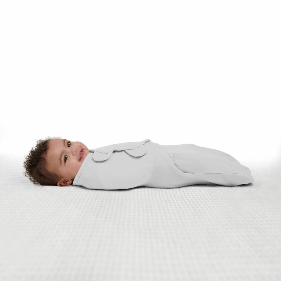 SwaddleMe Original Swaddle Wrap - Small/Medium, Gray, 0-3 Months | Secure Newborn Swaddle to Prevent Startle Reflex, 1-Pack