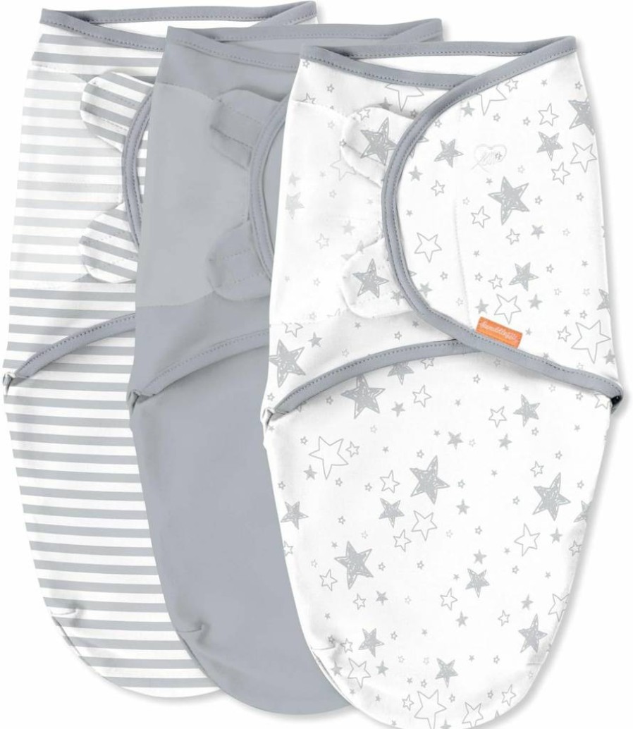 SwaddleMe Original Swaddle Blanket 3-Pack, 100% Cotton Baby Swaddle for 0-3 Months, Lady Bug Picnic Design, Calms Startle Reflex & Improves Sleep, 1.0 Tog