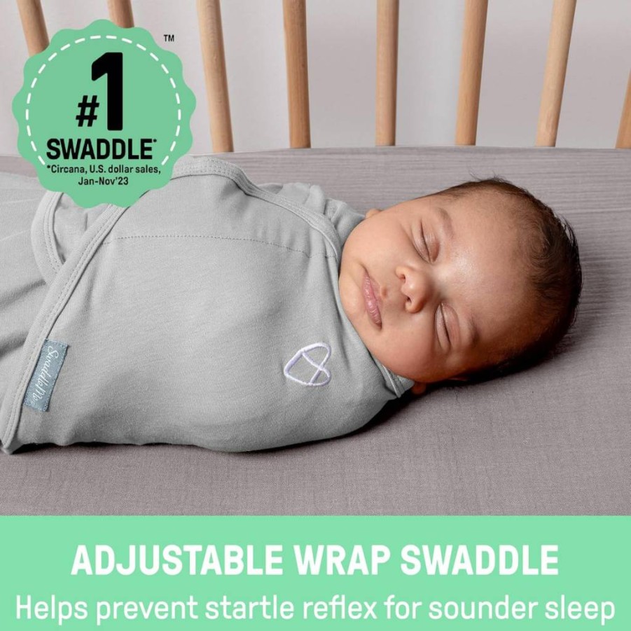 SwaddleMe Original Swaddle Blanket 3-Pack, 100% Cotton Baby Swaddle for 0-3 Months, Lady Bug Picnic Design, Calms Startle Reflex & Improves Sleep, 1.0 Tog